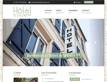 Tablet Screenshot of hoteldelaloire-paris.com